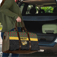 Vanuatu Football Custom Travel Bag Go Chiefs Basket-weave Pattern LT14 - Polynesian Pride