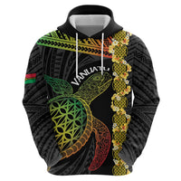 Vanuatu Sand Drawing Turtle Zip Hoodie Happy Independence Day LT14 - Polynesian Pride