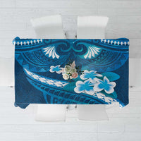 Blue Polynesia Tablecloth Tribal Pattern Tropical Frangipani LT14 Blue - Polynesian Pride
