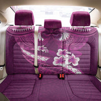 Pink Polynesia Back Car Seat Cover Tribal Pattern Tropical Frangipani LT14 - Polynesian Pride