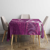 Pink Polynesia Tablecloth Tribal Pattern Tropical Frangipani LT14 - Polynesian Pride