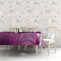 Pink Polynesia Tablecloth Tribal Pattern Tropical Frangipani LT14 - Polynesian Pride
