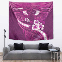 Pink Polynesia Tapestry Tribal Pattern Tropical Frangipani LT14 Pink - Polynesian Pride
