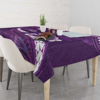Purple Polynesia Tablecloth Tribal Pattern Tropical Frangipani LT14 - Polynesian Pride