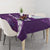 Purple Polynesia Tablecloth Tribal Pattern Tropical Frangipani