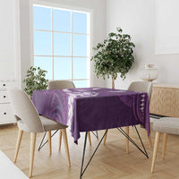 Purple Polynesia Tablecloth Tribal Pattern Tropical Frangipani LT14 - Polynesian Pride