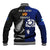 New Zealand and Scotland Rugby Baseball Jacket All Black Maori With Thistle Together LT14 - Polynesian Pride