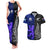 New Zealand and Scotland Rugby Couples Matching Tank Maxi Dress And Hawaiian Shirt All Black Maori With Thistle Together LT14 Black - Polynesian Pride