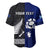 Personalised New Zealand and Scotland Rugby Baseball Jersey All Black Maori With Thistle Together LT14 - Polynesian Pride