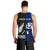 Personalised New Zealand and Scotland Rugby Men Tank Top All Black Maori With Thistle Together LT14 - Polynesian Pride