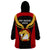 Papua New Guinea Rugby Wearable Blanket Hoodie Port Moresby Vipers PNG Polynesian Pattern LT14 - Polynesian Pride