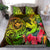 Hawaii Bedding Set Kanaka Map With Polynesian Shark Tattoo Reggae Unique LT14 - Polynesian Pride