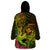 Hawaii Wearable Blanket Hoodie Kanaka Map With Polynesian Shark Tattoo Reggae Unique LT14 - Polynesian Pride