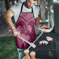 Burgundy New Zealand Kawakawa Maori Ngaru Apron LT14 - Polynesian Pride