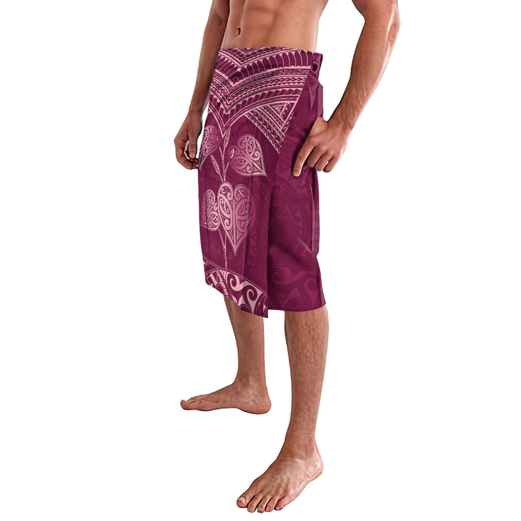 Burgundy New Zealand Kawakawa Maori Ngaru Lavalava LT14 - Polynesian Pride