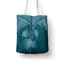 Cyan New Zealand Kawakawa Maori Ngaru Tote Bag LT14 - Polynesian Pride