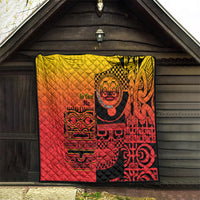 Ia Ora Na Marquesas Islands Quilt Mata Tiki Marquesan Tattoo LT14 - Polynesian Pride