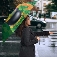 St Patrick's Day Hawaii Umbrella Hauoli Maoli Funny Shaka Leprechaun LT14 - Polynesian Pride