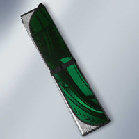 Hafa Adai Guam Discovery Day Auto Sun Shade Chamorro Latte Stone Hand Green Version LT14 - Polynesian Pride