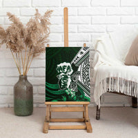 Hafa Adai Guam Discovery Day Canvas Wall Art Chamorro Latte Stone Hand Green Version LT14 - Polynesian Pride