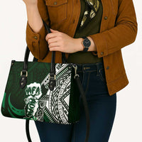 Hafa Adai Guam Discovery Day Leather Bag Chamorro Latte Stone Hand Green Version LT14 - Polynesian Pride