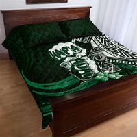 Hafa Adai Guam Discovery Day Quilt Bed Set Chamorro Latte Stone Hand Green Version LT14 - Polynesian Pride