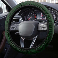 Hafa Adai Guam Discovery Day Steering Wheel Cover Chamorro Latte Stone Hand Green Version LT14 - Polynesian Pride