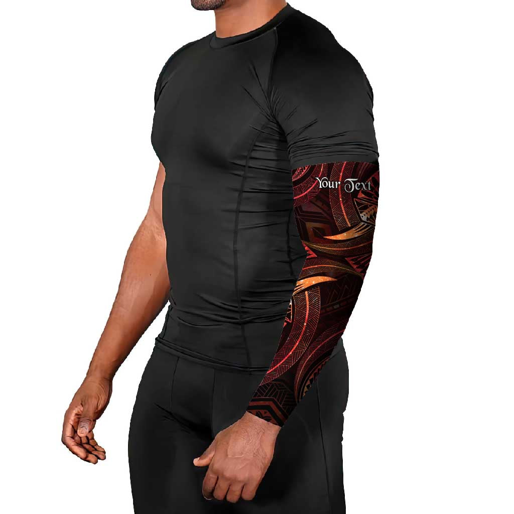 Personalised Polynesia Zodiac Aries Arm Sleeves Galaxy Polynesian Pattern Chest Tattoo Style LT14 - Polynesian Pride