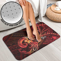 Personalised Polynesia Zodiac Aries Bathroom Set Galaxy Polynesian Pattern Chest Tattoo Style LT14 - Polynesian Pride