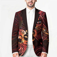 Personalised Polynesia Zodiac Aries Blazer Galaxy Polynesian Pattern Chest Tattoo Style LT14 - Polynesian Pride