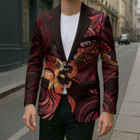 Personalised Polynesia Zodiac Aries Blazer Galaxy Polynesian Pattern Chest Tattoo Style LT14 - Polynesian Pride