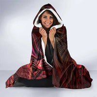 Personalised Polynesia Zodiac Aries Hooded Blanket Galaxy Polynesian Pattern Chest Tattoo Style LT14 - Polynesian Pride