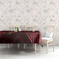 Personalised Polynesia Zodiac Aries Tablecloth Galaxy Polynesian Pattern Chest Tattoo Style LT14 - Polynesian Pride