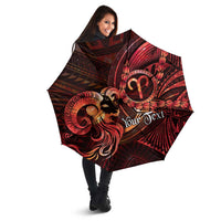 Personalised Polynesia Zodiac Aries Umbrella Galaxy Polynesian Pattern Chest Tattoo Style LT14 - Polynesian Pride