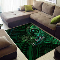 Personalised Polynesia Zodiac Taurus Area Rug Galaxy Polynesian Pattern Chest Tattoo Style LT14 - Polynesian Pride