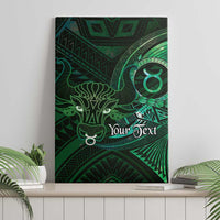 Personalised Polynesia Zodiac Taurus Canvas Wall Art Galaxy Polynesian Pattern Chest Tattoo Style LT14 - Polynesian Pride