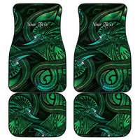 Personalised Polynesia Zodiac Taurus Car Mats Galaxy Polynesian Pattern Chest Tattoo Style LT14 - Polynesian Pride