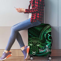 Personalised Polynesia Zodiac Taurus Luggage Cover Galaxy Polynesian Pattern Chest Tattoo Style LT14 - Polynesian Pride