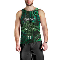 Personalised Polynesia Zodiac Taurus Men Tank Top Galaxy Polynesian Pattern Chest Tattoo Style LT14 - Polynesian Pride