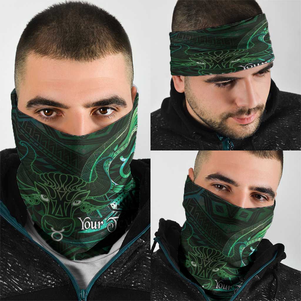Personalised Polynesia Zodiac Taurus Neck Gaiter Galaxy Polynesian Pattern Chest Tattoo Style LT14 - Polynesian Pride