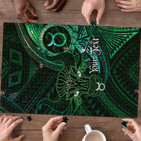 Personalised Polynesia Zodiac Taurus Puzzle Galaxy Polynesian Pattern Chest Tattoo Style LT14 - Polynesian Pride