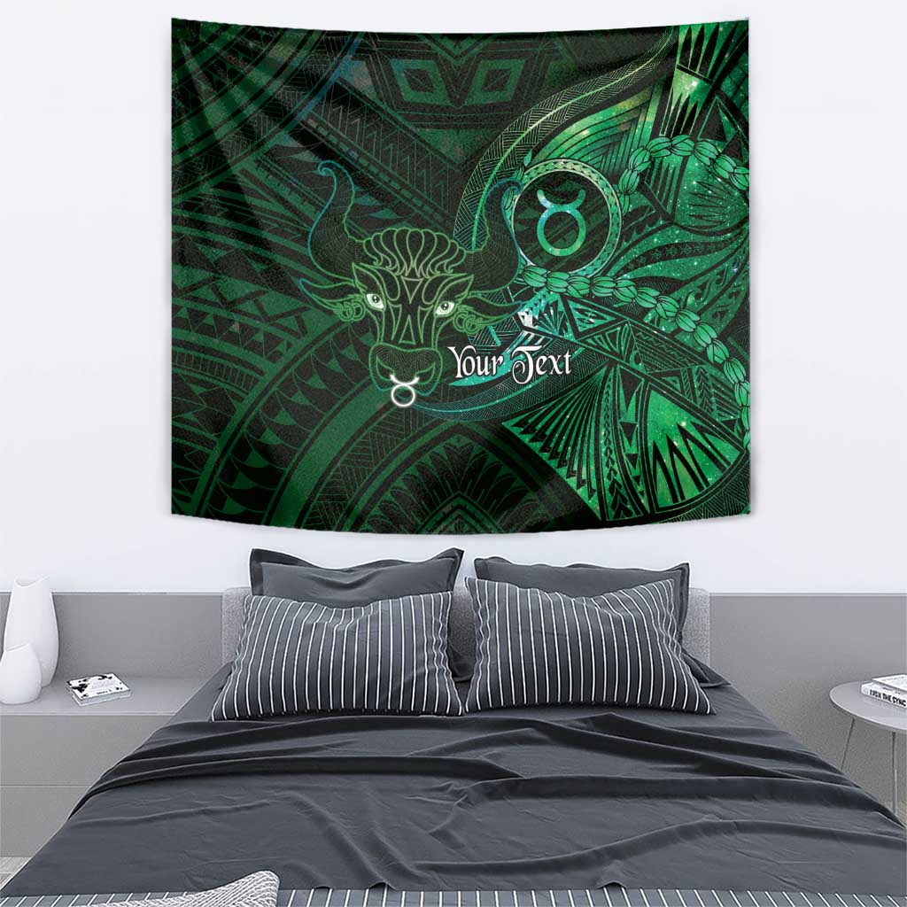 Personalised Polynesia Zodiac Taurus Tapestry Galaxy Polynesian Pattern Chest Tattoo Style LT14 - Polynesian Pride