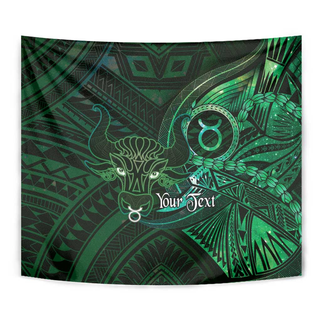 Personalised Polynesia Zodiac Taurus Tapestry Galaxy Polynesian Pattern Chest Tattoo Style LT14 - Polynesian Pride