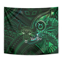 Personalised Polynesia Zodiac Taurus Tapestry Galaxy Polynesian Pattern Chest Tattoo Style LT14 - Polynesian Pride