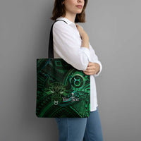 Personalised Polynesia Zodiac Taurus Tote Bag Galaxy Polynesian Pattern Chest Tattoo Style LT14 - Polynesian Pride