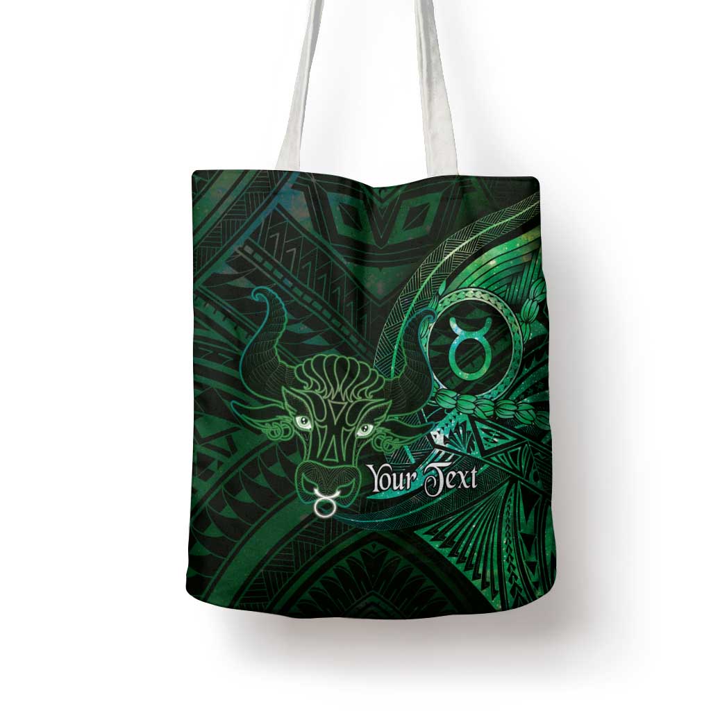 Personalised Polynesia Zodiac Taurus Tote Bag Galaxy Polynesian Pattern Chest Tattoo Style LT14 - Polynesian Pride