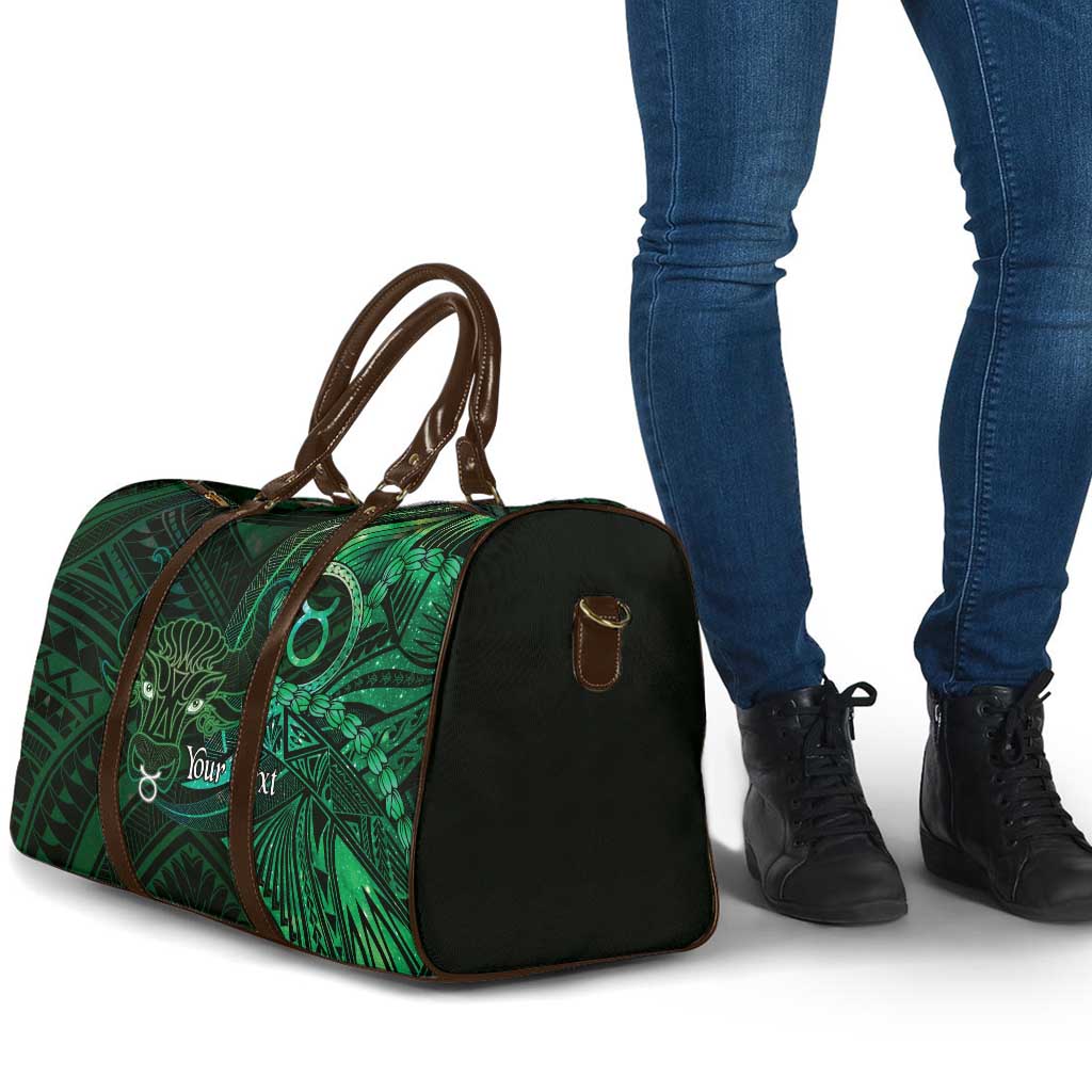 Personalised Polynesia Zodiac Taurus Travel Bag Galaxy Polynesian Pattern Chest Tattoo Style LT14 - Polynesian Pride