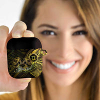 Personalised Polynesia Zodiac Gemini AirPods Case Galaxy Polynesian Pattern Chest Tattoo Style LT14 - Polynesian Pride
