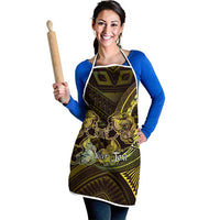 Personalised Polynesia Zodiac Gemini Apron Galaxy Polynesian Pattern Chest Tattoo Style LT14 - Polynesian Pride