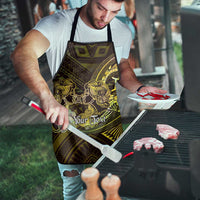 Personalised Polynesia Zodiac Gemini Apron Galaxy Polynesian Pattern Chest Tattoo Style LT14 - Polynesian Pride